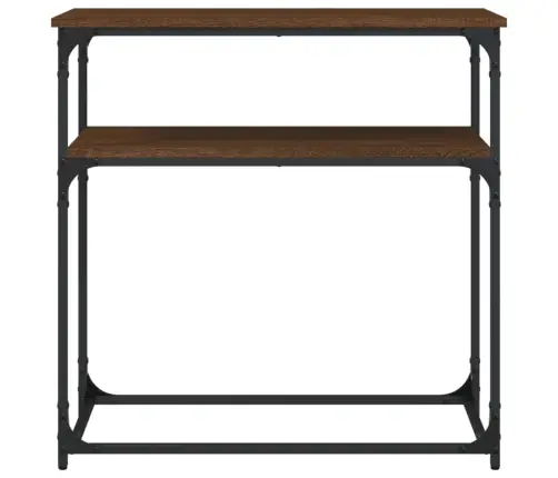 Konsoollaud, Pruun Tamm, 75X35,5X75 cm Tehispuit