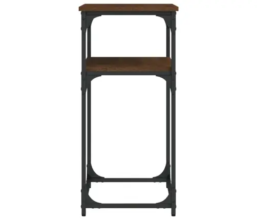 Konsoollaud, Pruun Tamm, 75X35,5X75 cm Tehispuit