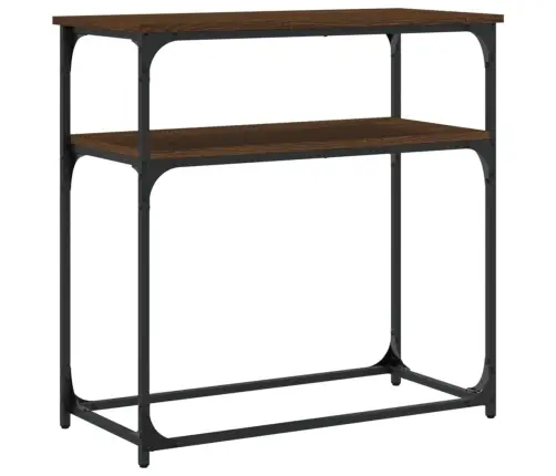 Konsoollaud, Pruun Tamm, 75X35,5X75 cm Tehispuit