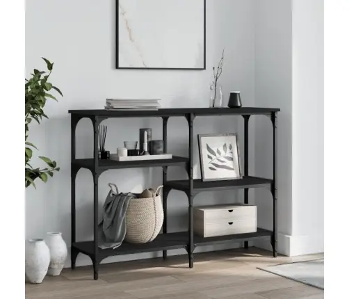 Konsoles Galdiņš, Melns, 102X29X75 Cm, Inženierijas Koks Vidaxl