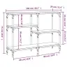 Konsoles Galdiņš, Brūns, 102X29X75 Cm, Inženierijas Koks Vidaxl