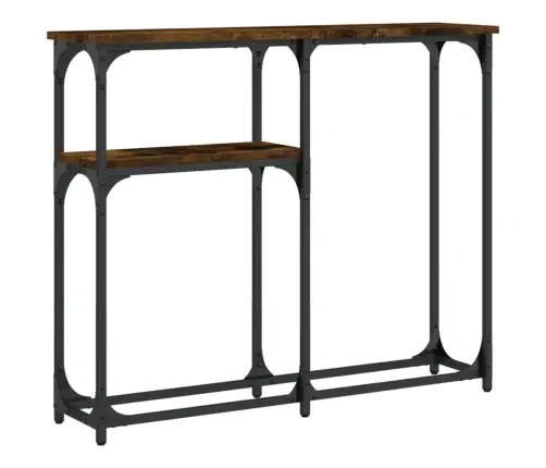 Konsolinis Staliukas, Dūminio Ąžuolo, 90X22,5X75cm Mediena