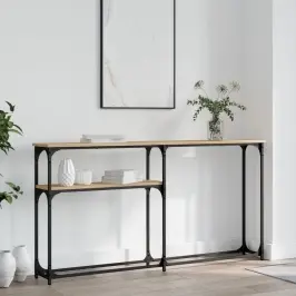 Konsoles Galdiņš, Koka Krāsa, 145X22,5X75 Cm, Inženierijas Koks Vidaxl