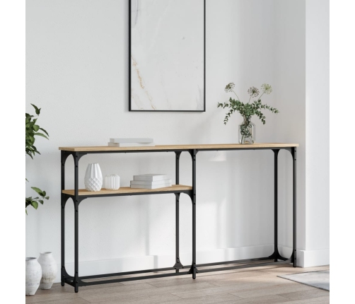 Konsoles Galdiņš, Koka Krāsa, 145X22,5X75 Cm, Inženierijas Koks Vidaxl