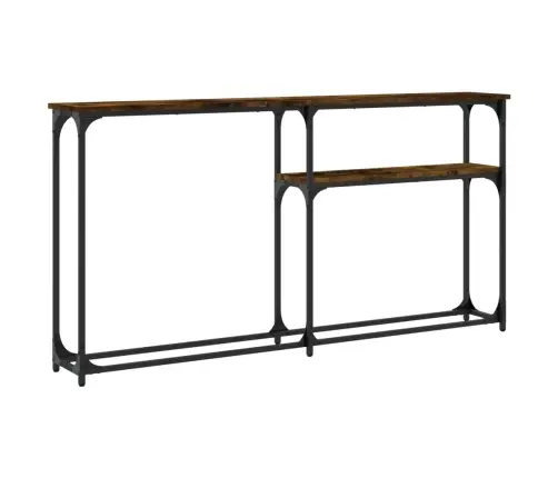 Konsoollaud, Suitsutatud Tamm, 145X22,5X75 cm Tehispuit