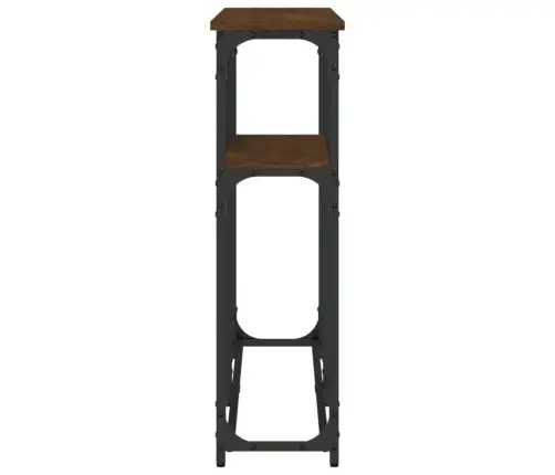 Konsoles Galdiņš, Brūna Koka, 145X22,5X75 Cm, Inženierijas Koks Vidaxl