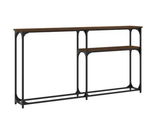 Konsoles Galdiņš, Brūna Koka, 145X22,5X75 Cm, Inženierijas Koks Vidaxl