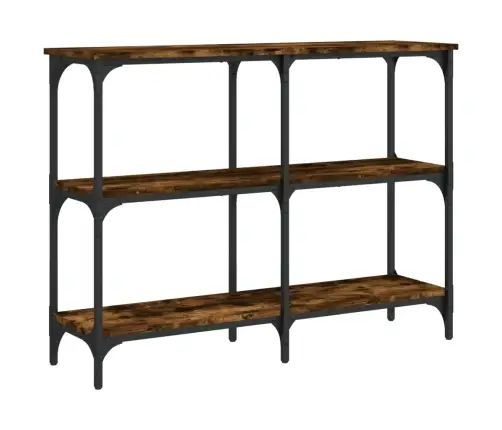 Konsoollaud, Suitsutatud Tamm, 100X29X75 cm Tehispuit