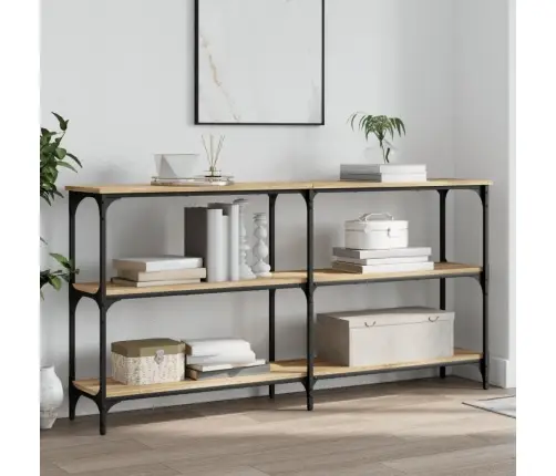 Konsoles Galdiņš, Koka Krāsa, 150X29X75 Cm, Inženierijas Koks Vidaxl Konsoles Galdiņš, Koka Krāsa, 150X29X75 Cm, Inženierijas Koks Vidaxl