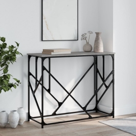 Konsoollaud, Hall Sonoma Tamm, 100X40X80 cm Tehispuit
