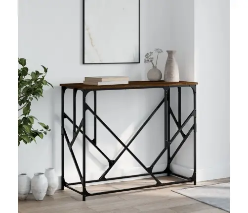 Konsoles Galdiņš, Brūns, 100X40X80 Cm, Inženierijas Koks Vidaxl