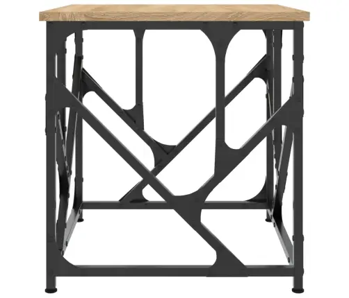 Kafijas Galdiņš, Ozola Krāsa, 45X45X47,5 Cm, Inženierijas Koks Vidaxl