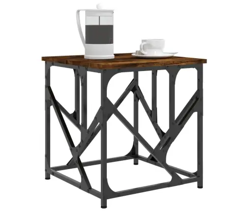 Kafijas Galdiņš, Ozolkoka, 45X45X47,5 Cm, Inženierijas Koks Vidaxl