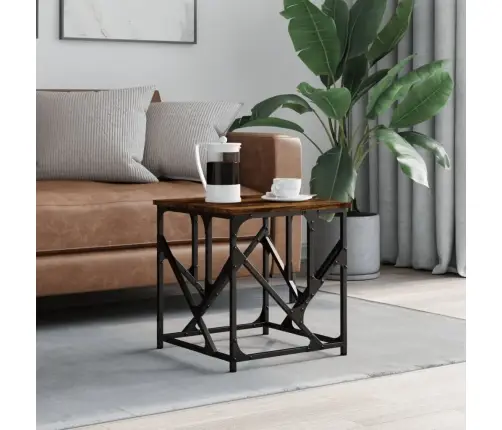 Kafijas Galdiņš, Ozolkoka, 45X45X47,5 Cm, Inženierijas Koks Vidaxl