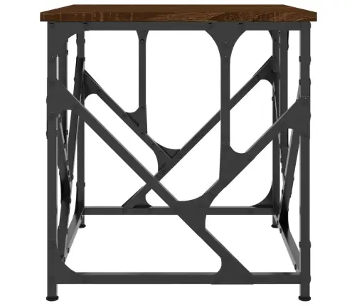 Kavos Staliukas, Rudas Ąžuolo, 45X45X47,5cm Apdirbta Mediena