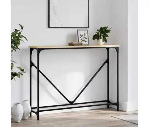 Konsoles Galdiņš, Koka Krāsa, 102X22,5X75 Cm, Inženierijas Koks Vidaxl