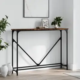 Konsolinis Staliukas, Dūminio Ąžuolo, 102X22,5X75cm Mediena