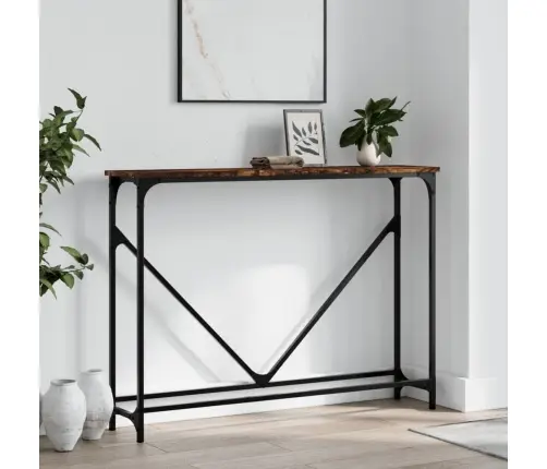 Konsoles Galdiņš, Kvēpināta Ozolkoka, 102X22,5X75 Cm, Koks Vidaxl Konsoles Galdiņš, Kvēpināta Ozolkoka, 102X22,5X75 Cm, Koks Vidaxl