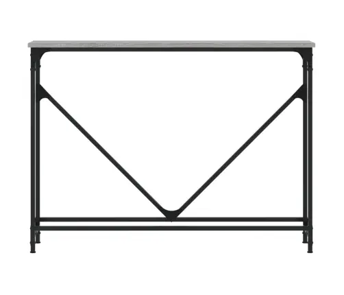 Konsoles Galdiņš, Pelēcīgs, 102X22,5X75 Cm, Inženierijas Koks Vidaxl