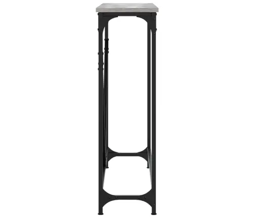 Konsoles Galdiņš, Pelēcīgs, 102X22,5X75 Cm, Inženierijas Koks Vidaxl