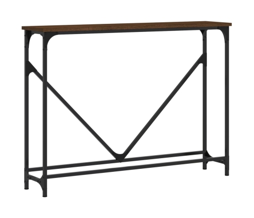 Konsoles Galdiņš, Brūna Koka, 102X22,5X75 Cm, Inženierijas Koks Vidaxl