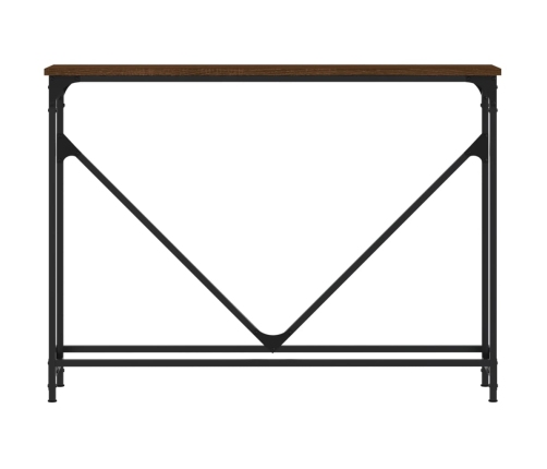 Konsoles Galdiņš, Brūna Koka, 102X22,5X75 Cm, Inženierijas Koks Vidaxl