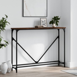 Konsoles Galdiņš, Brūna Koka, 102X22,5X75 Cm, Inženierijas Koks Vidaxl