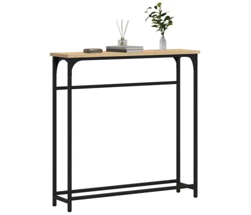 Konsoollaud Sonoma Tamm 75 X 19,5 X 75 Cm Töödeldud Puit