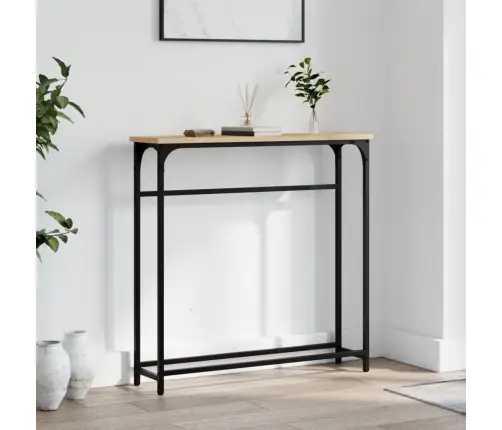 Konsoollaud Sonoma Tamm 75 X 19,5 X 75 Cm Töödeldud Puit