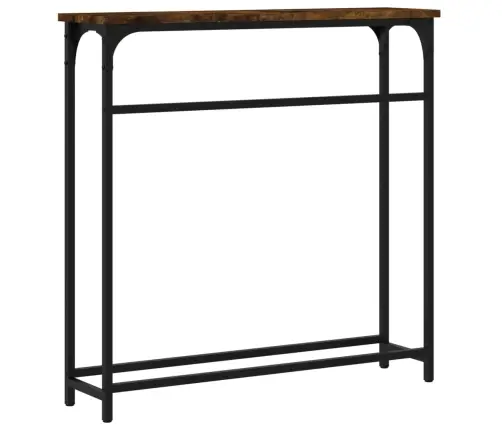 Konsolinis Staliukas, Dūminio Ąžuolo, 75X19,5X75cm Mediena