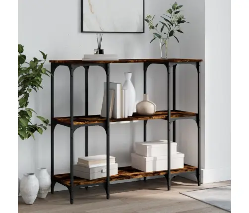 Konsoollaud, Suitsutatud Tamm, 102 X 35 X 90 cm Tehispuit