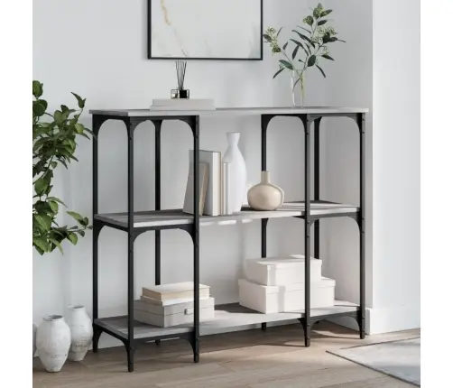 Konsolinis Staliukas, Pilkas Ąžuolo, 102X35X90cm Mediena