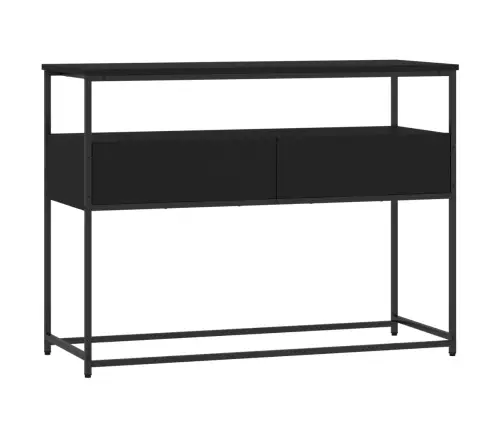 Konsoollaud, Must, 100 X 40 X 75 cm Tehispuit
