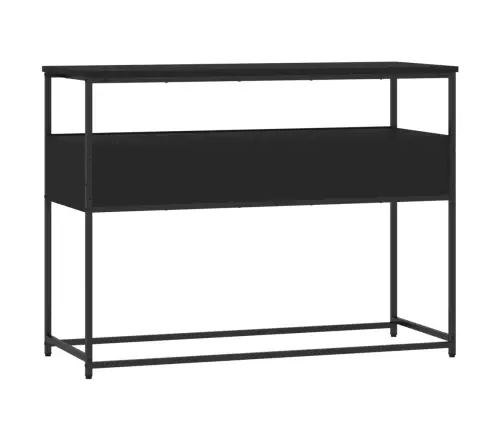 Konsoollaud, Must, 100 X 40 X 75 cm Tehispuit