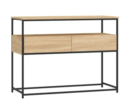 Konsoles Galdiņš, Koka Krāsa, 100X40X75 Cm, Inženierijas Koks Vidaxl