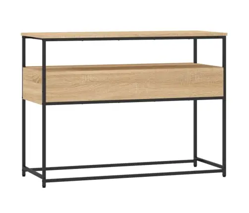 Konsoles Galdiņš, Koka Krāsa, 100X40X75 Cm, Inženierijas Koks Vidaxl