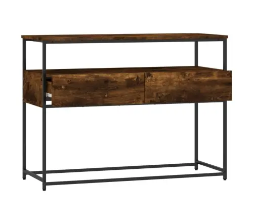 Konsoollaud, Suitsutatud Tamm, 100 X 40 X 75 cm Tehispuit Konsoollaud, Suitsutatud Tamm, 100 X 40 X 75 cm Tehispuit