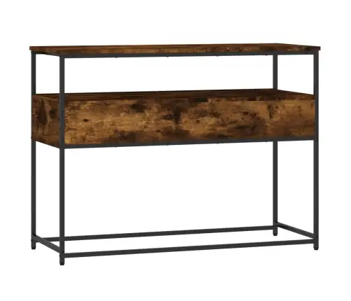 Konsoollaud, Suitsutatud Tamm, 100 X 40 X 75 cm Tehispuit Konsoollaud, Suitsutatud Tamm, 100 X 40 X 75 cm Tehispuit