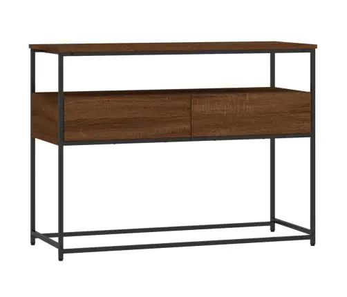 Konsoles Galdiņš, Brūns, 100X40X75 Cm, Inženierijas Koks Vidaxl