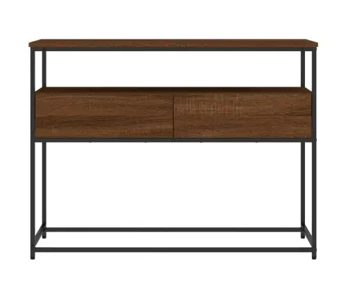 Konsoles Galdiņš, Brūns, 100X40X75 Cm, Inženierijas Koks Vidaxl