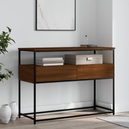Konsoles Galdiņš, Brūns, 100X40X75 Cm, Inženierijas Koks Vidaxl