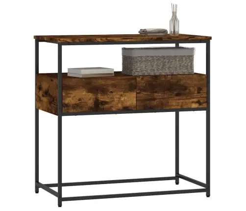 Konsoles Galdiņš, Ozolkoka, 75X40X75 Cm, Inženierijas Koks Vidaxl