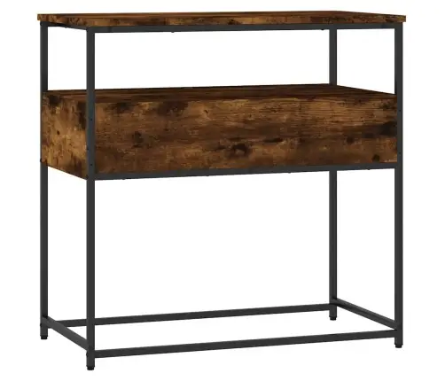 Konsoles Galdiņš, Ozolkoka, 75X40X75 Cm, Inženierijas Koks Vidaxl