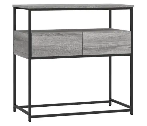 Konsoollaud, Hall Sonoma Tamm, 75X40X75 cm Tehispuit