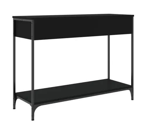 Konsoollaud, Must, 100 X 34,5 X 75 cm Tehispuit