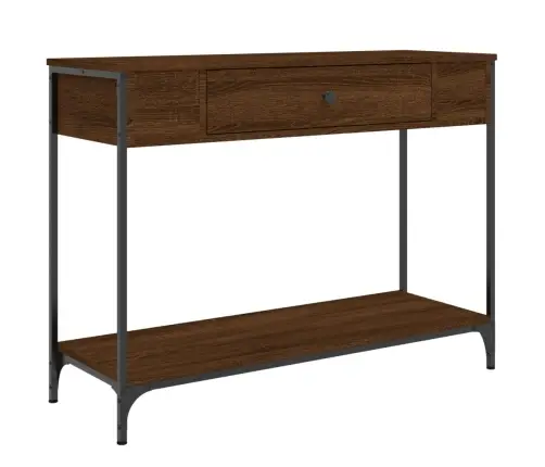 Konsoollaud, Pruun Tamm, 100 X 34,5 X 75 cm Tehispuit