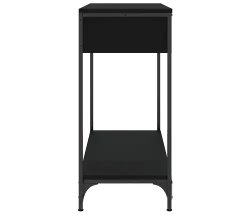 Konsolinis Staliukas, Juodas, 75X34,5X75cm Apdirbta Mediena Konsolinis Staliukas, Juodas, 75X34,5X75cm Apdirbta Mediena