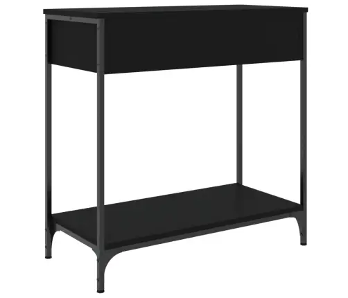 Konsolinis Staliukas, Juodas, 75X34,5X75cm Apdirbta Mediena Konsolinis Staliukas, Juodas, 75X34,5X75cm Apdirbta Mediena