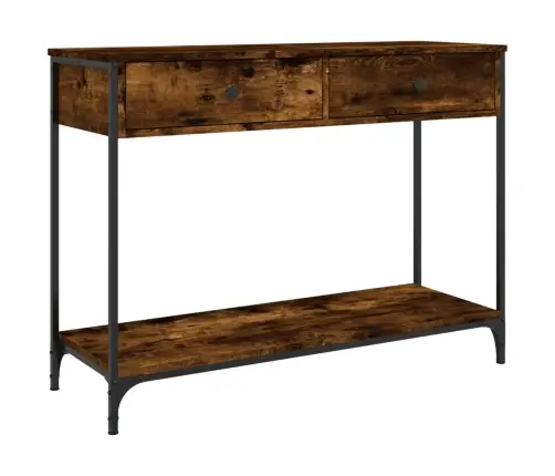 Konsoles Galdiņš, Ozolkoka, 100X34,5X75 Cm, Inženierijas Koks Vidaxl