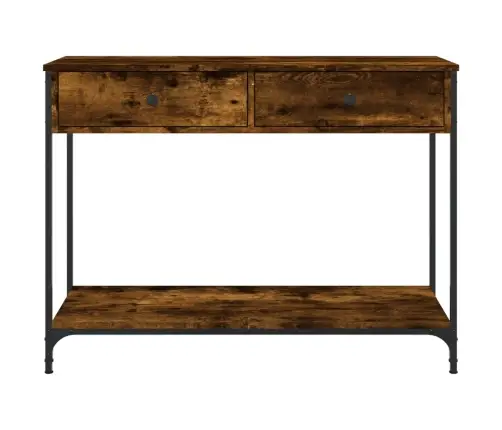 Konsoles Galdiņš, Ozolkoka, 100X34,5X75 Cm, Inženierijas Koks Vidaxl